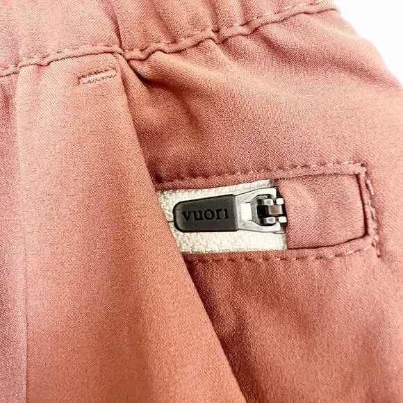 Vuori Women's Wide Leg Pants in Rust - Picture 5 of 14